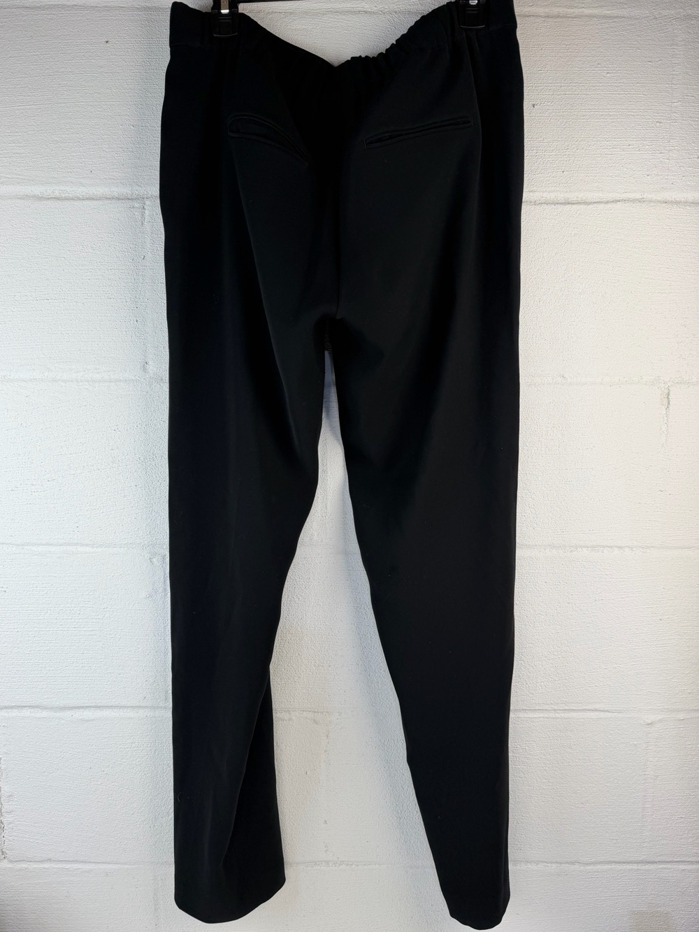 Vince Black Pull-on Split Hem Pants, Small